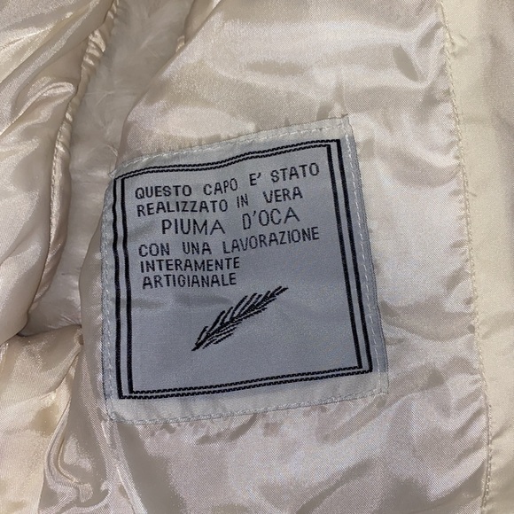 White Nylon Down Vest - Medium - Picture 7 of 8